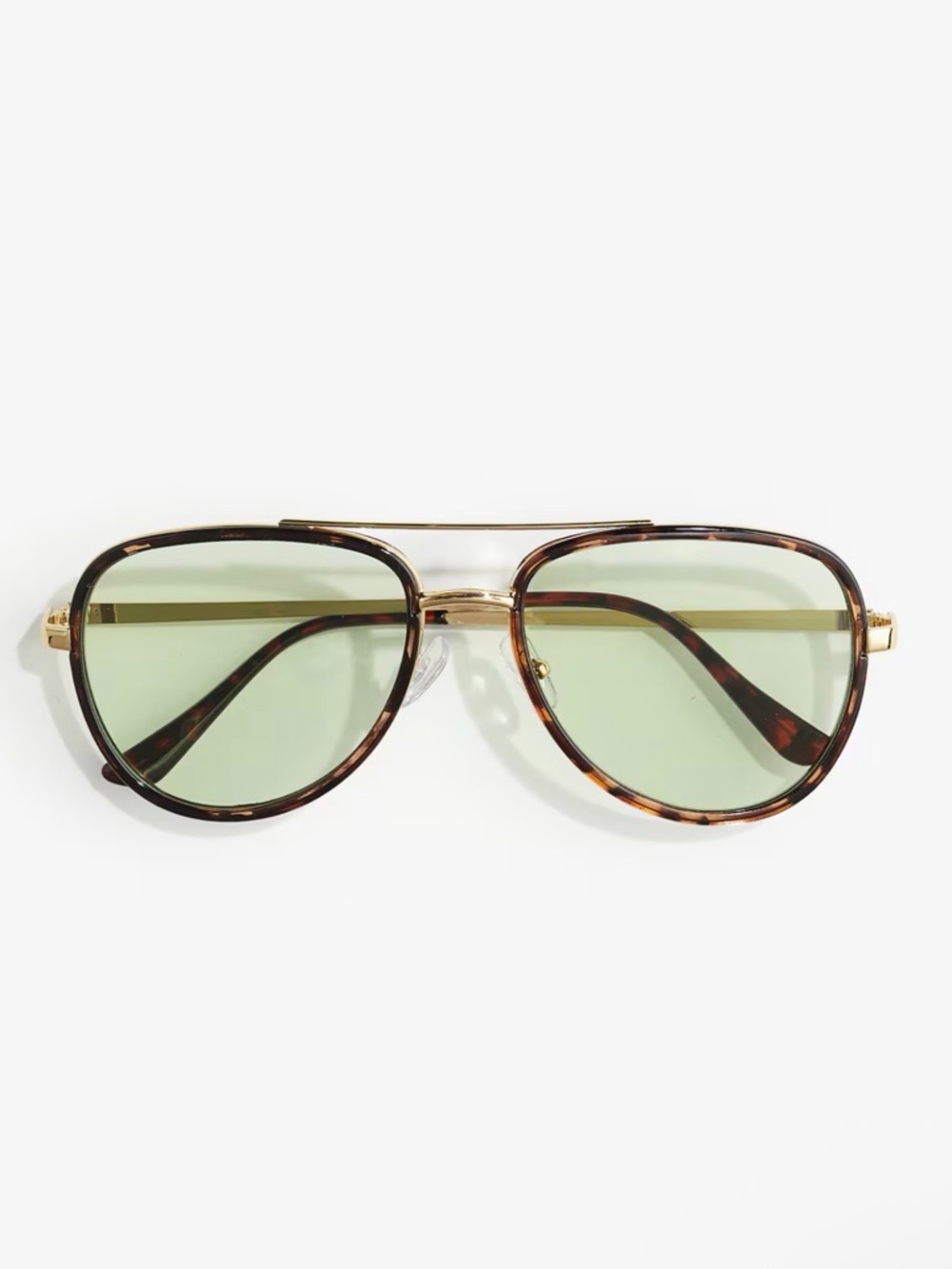 H&M Tortoiseshell Oversized Aviator Sunglasses - Women - Picture 2 of 4
